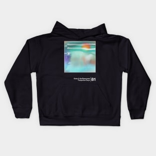 Turquoise Days - Echo & The Bunnymen / Minimal Graphic Design Tribute Kids Hoodie